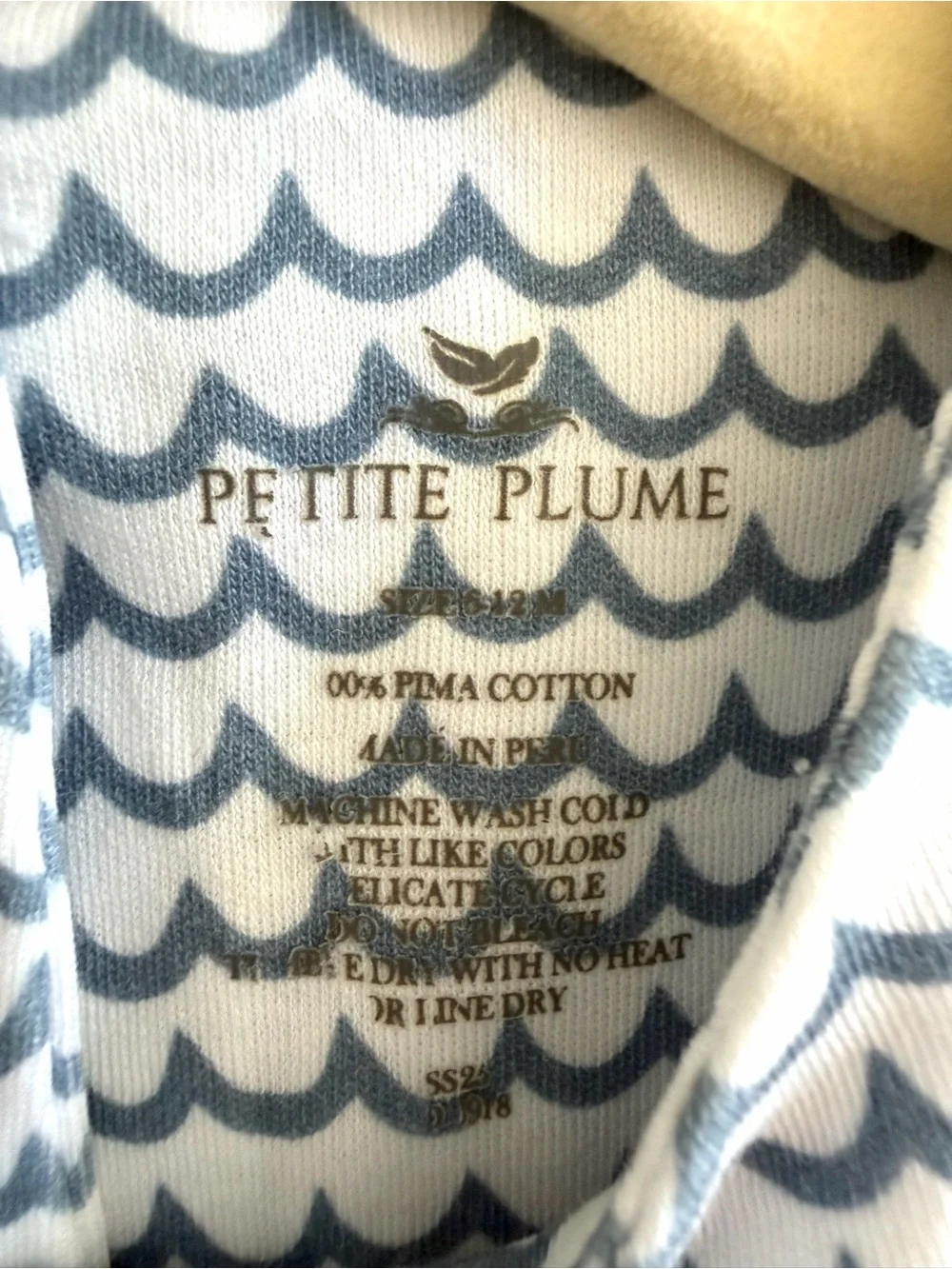 Petite Plume Le Mer Isla Romper Blue and White